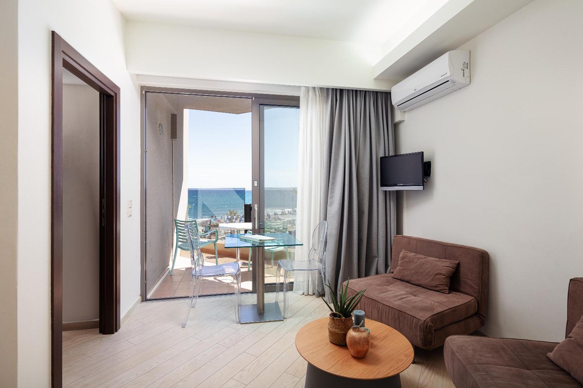 Steris Elegant Beach Hotel & Apartments 罗希姆诺 外观 照片