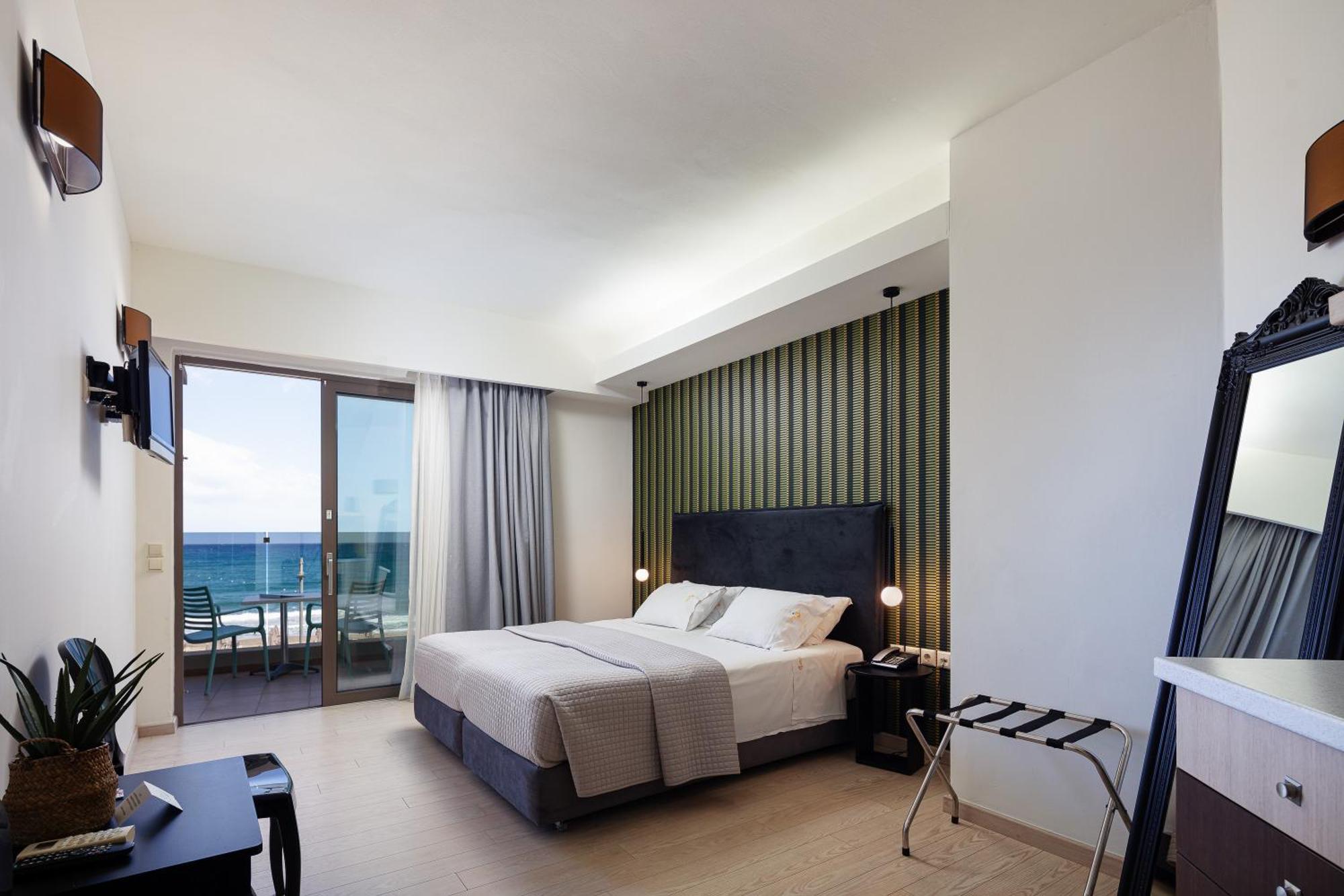 Steris Elegant Beach Hotel & Apartments 罗希姆诺 外观 照片