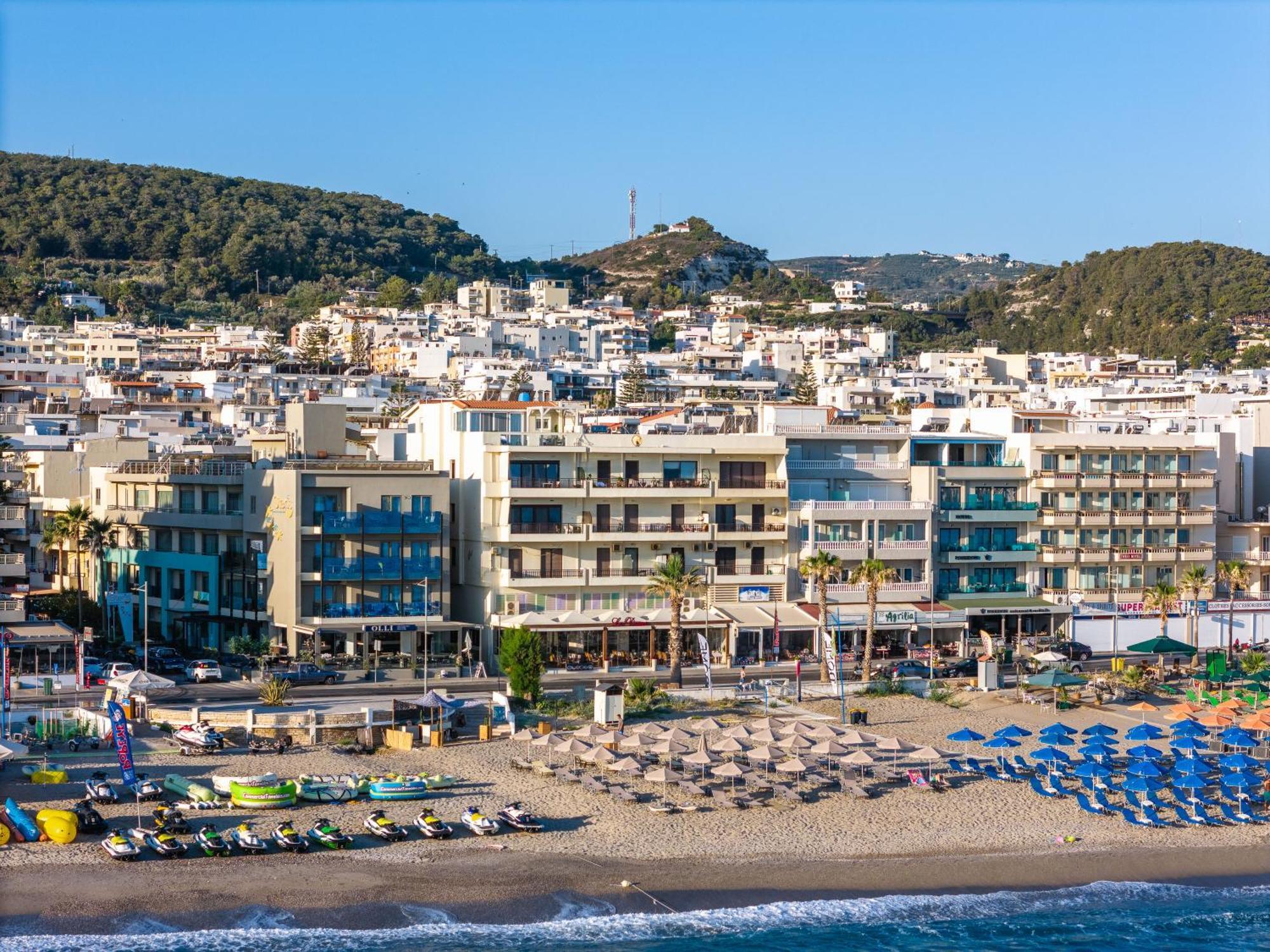 Steris Elegant Beach Hotel & Apartments 罗希姆诺 外观 照片