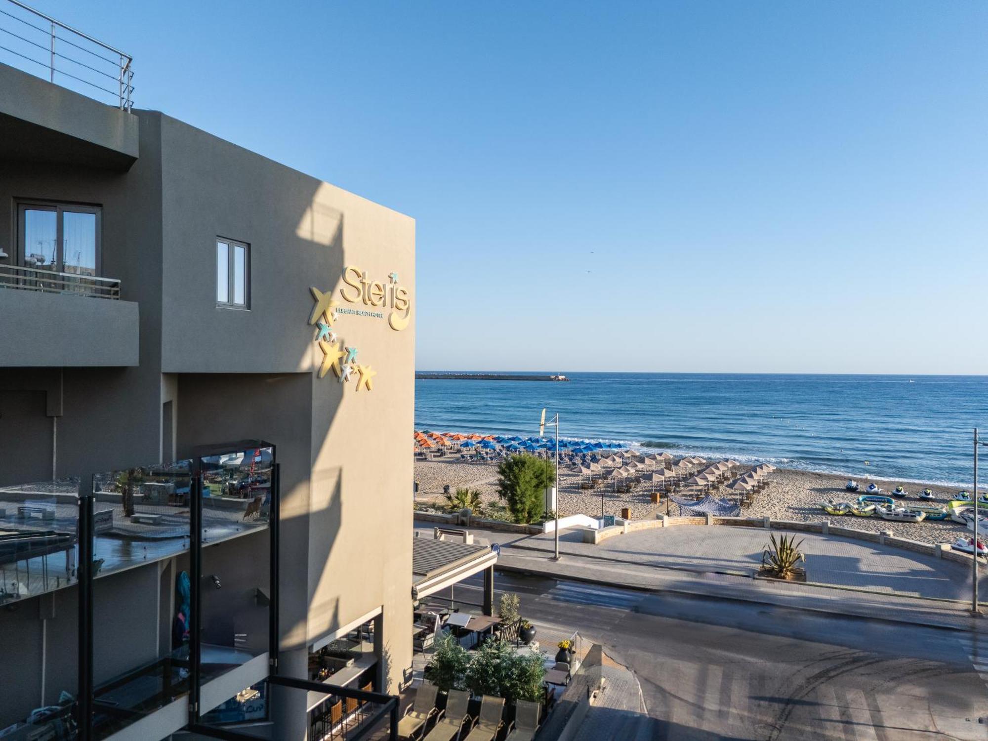 Steris Elegant Beach Hotel & Apartments 罗希姆诺 外观 照片